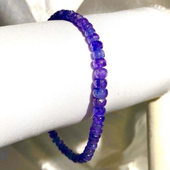 SE# Beautiful 7” Amethyst Bracelet - Picture 1 of 8